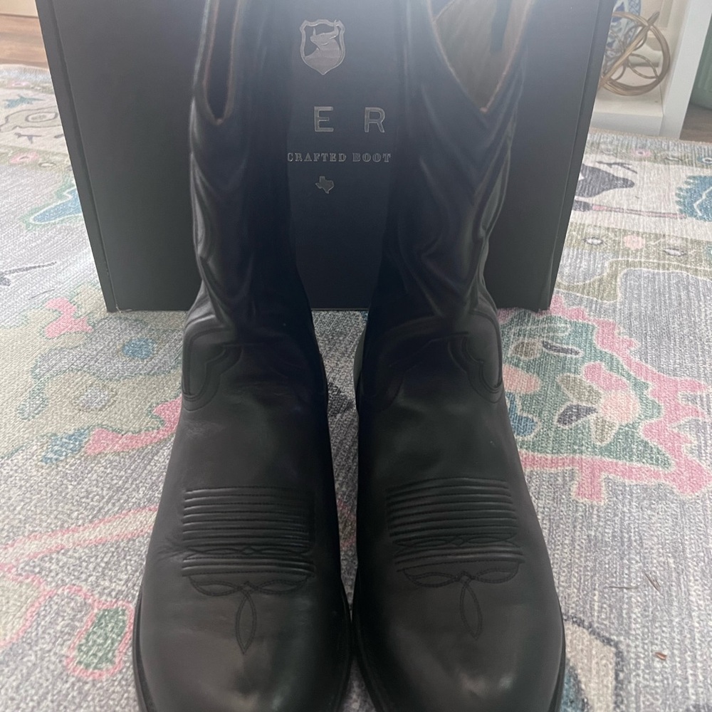 Cuero "The Eastwood" Men’s Boots Calf Smokehouse Black